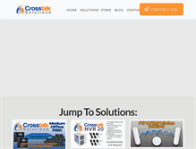 Tablet Screenshot of crosstalksolutions.com